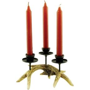 Antler Candelabra Triple Candle Candleholder