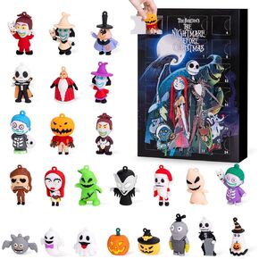 Christmas Advent Calendar 2024,Nightmare Before Christmas Advent Calendar,with 24 Collectible for Kids Adult Teens,Christmas Countdown Calendar,Christmas Stocking Stuffers,Christmas Ornaments Decorations