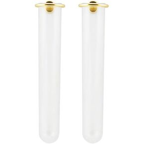 Magnetic Clear Vase Gold S/2