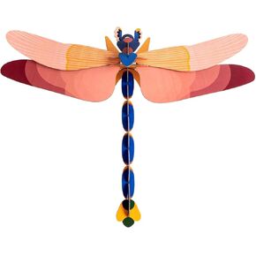 studio ROOF, Wall Art Butterfly, Pink Dragonfly, Eco-Friendly & Creative Gift