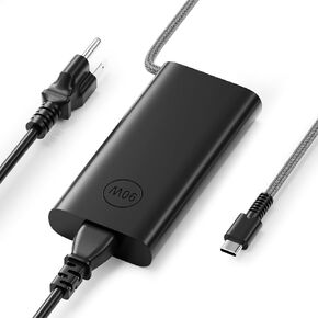 شاحن كمبيوتر محمول USB C بقدرة 65 وات لجهاز Dell Latitude 5420 5520 7320 7370 7420 Chromebook 3100 2 في 1 XPS Series LA65NM170 HA65NM170 02YK0F سلك طاقة من النوع C Dell Computer USB-C محول تيار متردد