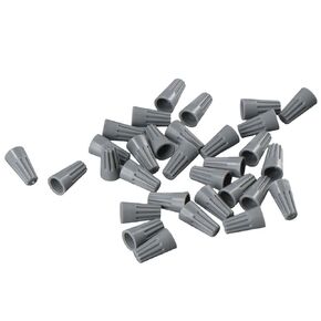 1000Pcs Electrical Wire Connectors, Wire Caps Connection Assortment, PVC Screw Terminals, Twist Nuts Caps Set for Quick Connection, Spring Insert(Grey)