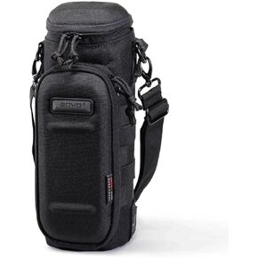 GOVO U1 Water Bottle Pouch with Zippered Hardshell Cap, Fits Up to 40oz Bottle, Molle System, Heavy Duty, Made With 100% Nylon in Kuwait
