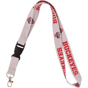 Desert Cactus Ohio State University Lanyard Buckeyes OSU Car Keys ID Badge Holder Keychain Detachable Breakaway Snap Buckle (Lanyard E)