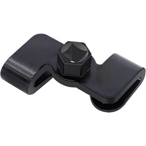 Universal Wrench Extender Breaker Bar and Offset Extension Wrench Adapters, Wrench Extender for 1/2 Inch Drive Breaker Bars/21 mm Hex Drive, Garage Repair, Automotive, Torque Adapter, Black