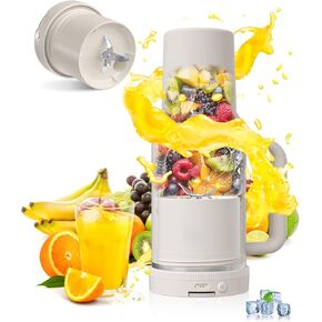 Portable Blender Lid fits for Stanley 40 oz Adventure Quencher & Quencher H2.0 FlowState Tumblers – Turn Your Tumbler into a High-Speed Personal Blender | Cordless, Rechargeable, Leak-Proof