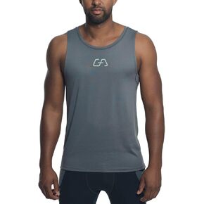 Gym Aesthetics Men's Athletic Workout Tank Top - Men Sleeveless Quick Dry Running Training Gym Muscle Beach Fitness Shirt