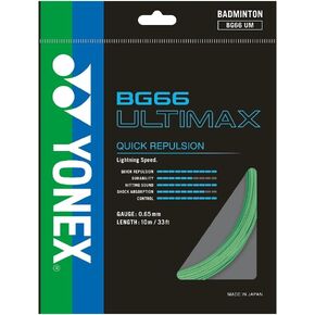 YONEX BG 66 Ultimax Badminton String-Pastel Green