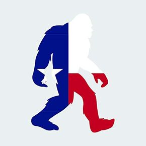 Texas Bigfoot Sticker FA Graphix Vinyl Decal TX Big Foot Sasquatch yeti - 3.49 Wide