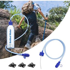 Hydration Adapter Kit for Smartwater and Premium Water/Soda Bottle, Compatible for Many Different Types Water, Outdoor Sports Accessories, Use for Camping, Cycling, Hiking