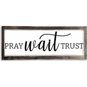 Dazingart Let's Get Cozy Sign, Farmhouse Bedroom Wall Art Decor, Framed Wood Sign for Housewarming Gift (Let's Get Cozy)