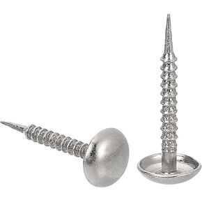 uxcell 100Pcs Upholstery Nails, 8x20mm Upholstery Tacks Furniture Tacks Round Head Decorative Tacks for Sofas Beds DIY Project, Bronze