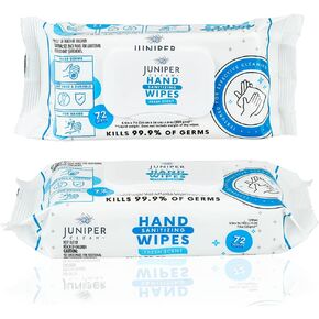 3 Pack Hand Sanitizing Wipes, Alcohol Free 216 Count Disposable Hand Sanitizer Wipes, Fresh Scent, Lint Free & Durable