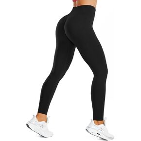 JOYSPELS Lycra Gym Leggings for Women High Waisted Butt Lifting Workout Yoga Pants