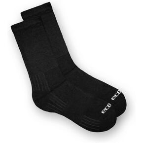 Diabetic Crew 3 pack Unisex with Arch Support Socks Made in USA, White/Gray