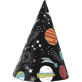 Outer Space Pick Birthday Candles (Pack of 6) - Stellar Rocket & Spaceship Designs, Perfect Space-Themed Cake Toppers for Kids & Space Enthusiasts