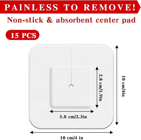 15 قطعة من ضمادات أنبوب التغذية اللاصقة المقسمة، Peg G J Supra-Pubic شق يحدها وسادة شاش، رقعة تصريف معقمة لوازم تضميد الجزيرة، حامل جهاز تثبيت القسطرة للعناية التمريضية in Kuwait