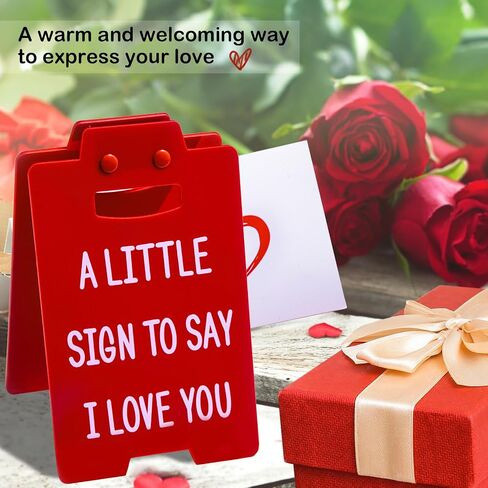Artlunar Romantic I Love You Sign Funny Table Desk Decor for Lovers Couple Boyfriend Girlfriend Mom Dad Valentine's Day, Birthday, Christmas, Aniversary,Wedding Gifts in Kuwait