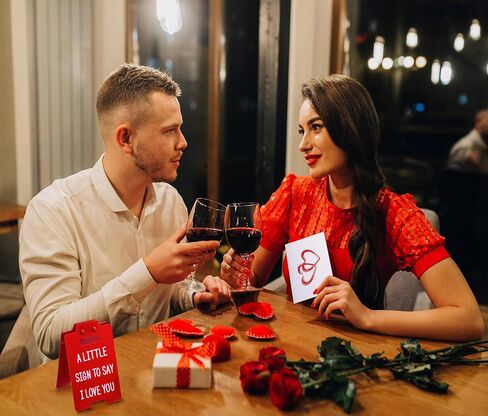 Artlunar Romantic I Love You Sign Funny Table Desk Decor for Lovers Couple Boyfriend Girlfriend Mom Dad Valentine's Day, Birthday, Christmas, Aniversary,Wedding Gifts in Kuwait
