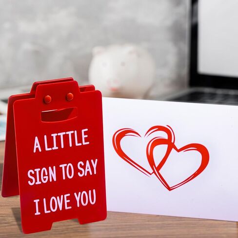 Artlunar Romantic I Love You Sign Funny Table Desk Decor for Lovers Couple Boyfriend Girlfriend Mom Dad Valentine's Day, Birthday, Christmas, Aniversary,Wedding Gifts in Kuwait