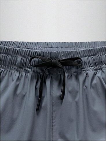 Men's Summer Elastic Drawstring Waist Shorts Athletic Workout Running Track Shorts with Pockets in Saudi Arabia