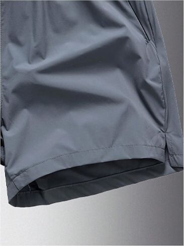 Men's Summer Elastic Drawstring Waist Shorts Athletic Workout Running Track Shorts with Pockets in Saudi Arabia