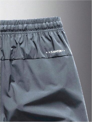 Men's Summer Elastic Drawstring Waist Shorts Athletic Workout Running Track Shorts with Pockets in Saudi Arabia