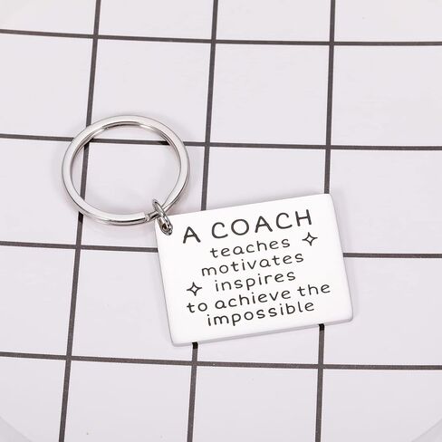 هدية عيد الميلاد للمدرب تقدير هدية للرجال النساء شكرا لك هدية سلسلة المفاتيح لكرة القدم كرة القدم الهوكي فريق البيسبول مدرب اللياقة البدنية مدرب السباحة عيد ميلاد عيد الميلاد تذكار للمدرب الرياضي in Kuwait