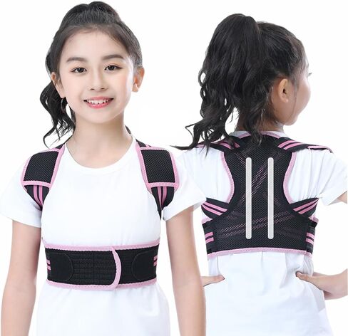 Posture Corrector For Kids - Back Brace Posture Corrector, Spine Corrector - Adjustable Upper Back Posture Brace, Prvent Children Humpback (Blue, XS) in Saudi Arabia