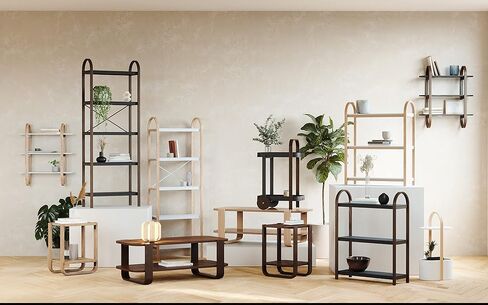 Umbra Bellwood Wall Shelf Black/Walnut in Saudi Arabia