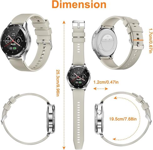 VOVOAEWACH Smart Watch with Earbuds, 1.32 Inch Round Fitness Watch X7, 2 in 1 Bluetooth Watch with Step,Calories,Sleep Monitor,Heart Rate Blood Pressu-re Monitor for iOS & Android in Saudi Arabia