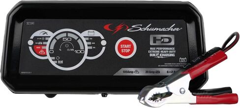 Schumacher SC1340 Fully Automatic Battery Charger and Engine Starter- 55 Amp/10 Amp, 6V/12V or Cars, SUVs and Small Trucks in Saudi Arabia
