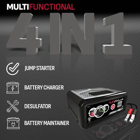 Schumacher SC1340 Fully Automatic Battery Charger and Engine Starter- 55 Amp/10 Amp, 6V/12V or Cars, SUVs and Small Trucks in Saudi Arabia