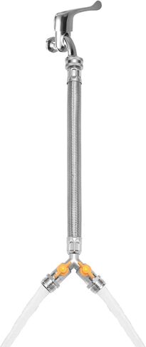 موزع خرطوم الحديقة في اتجاهين، 3/4 بوصة GHT خيط تمديد واقي الأنبوب (1FT) in Kuwait