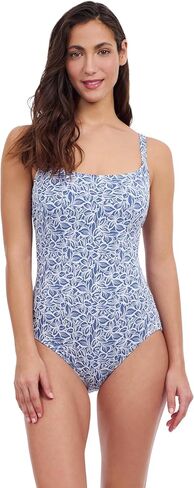 Profile by Gottex Plumeria Textured Stylish & Versatile Leafy Print Women’s D Cup One Piece Bathing Suit Swim Essential in Kuwait