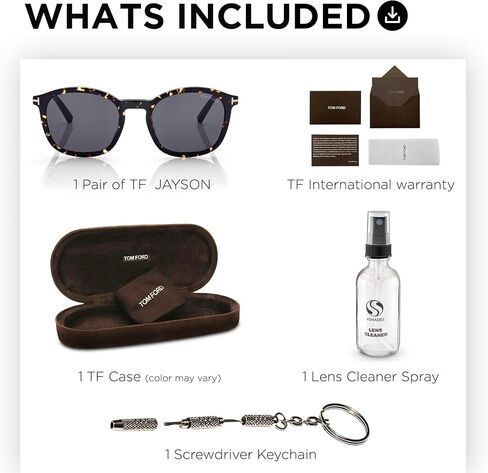 Tom Ford FT1020 JAYSON Square Shape Sunglasses + Bundle With eSHADES Eyewear Cleaning Kit in Saudi Arabia
