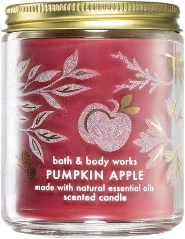 باث آند بودي وركس 2 عبوة من شمعة معطرة بفتيل واحد من اليقطين والتفاح 7 أونصة/198 جم in Kuwait