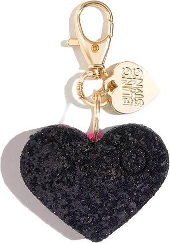 BLINGSTING Personal Safety Alarm for Women - Confetti Glitter Heart Self-Defense Keychain w/ LED Light - Purse Charm - 125 Decibel Emergency Security Alarm (1 Count) in Saudi Arabia