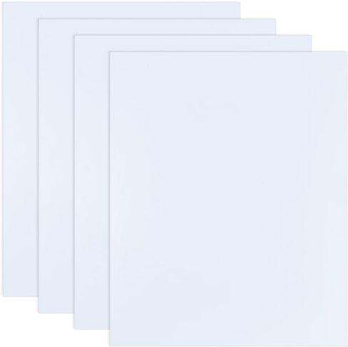 OLYCRAFT 4 Sheets White ABS Plastic Sheet 9.8x7.9 inch ABS Plastic Plates 2mm Thick Hard Plastic Sheet for Architectural Models Sand Table Building Model Material Supplies in Saudi Arabia