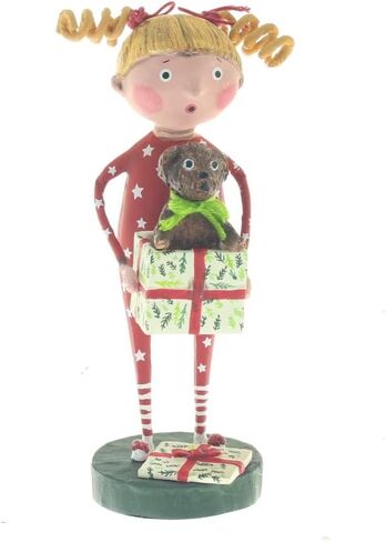 Lori Mitchell 14464 Christmas Pup Figurine 6.25" in Saudi Arabia