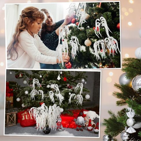 Chuangdi 12 Pcs Artificial Christmas Picks 16 Inch Birch Berry Pinecones Picks for Christmas Tree Vase Wreath for Xmas DIY Crafts Holiday Garland Floral Arrangement Home Winter Holiday Decor in Saudi Arabia
