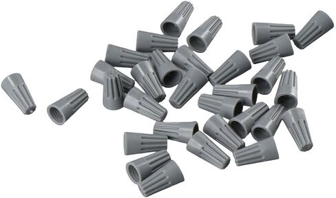 1000Pcs Electrical Wire Connectors, Wire Caps Connection Assortment, PVC Screw Terminals, Twist Nuts Caps Set for Quick Connection, Spring Insert(Grey) in Saudi Arabia