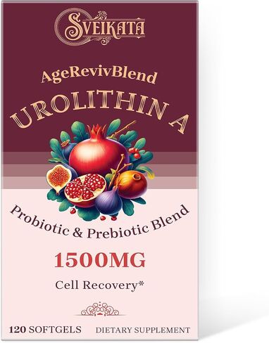 Urolithin A Supplement 1500 mg, 120 Softgels (2 Bottle) in Saudi Arabia