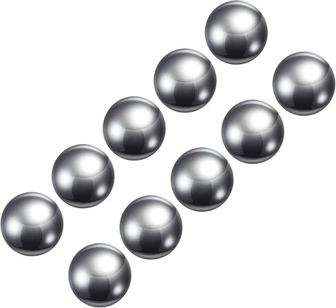 METALLIXITY Precision Balls G200 9.5mm 10pcs, 201 Stainless Steel Bearing Balls Beads - for Industry Kit, Machinery, Automotive, and DIY in Kuwait