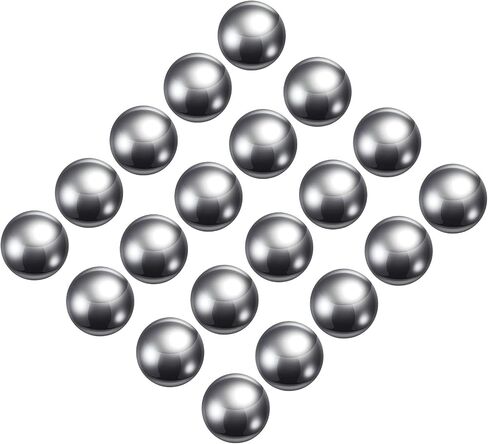 METALLIXITY Precision Balls G200 9.5mm 10pcs, 201 Stainless Steel Bearing Balls Beads - for Industry Kit, Machinery, Automotive, and DIY in Kuwait