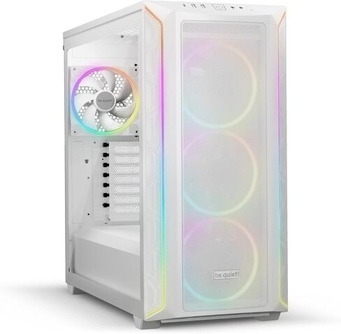 be quiet! Shadow Base 800 FX - ARGB - 4 Light Wings 140mm PWM Fans - Mid-Tower PC Gaming Case - 420mm radiators or E-ATX motherboards Support - Black - BGW63 in Saudi Arabia