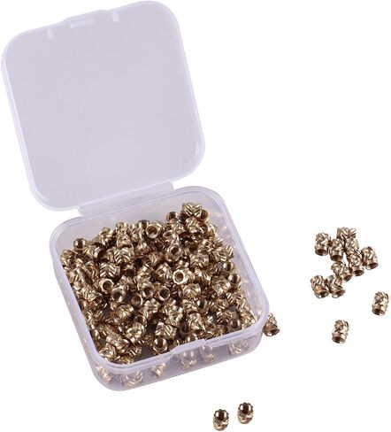 M3 Threaded Inserts 150 Pcs M3*5.7 * 4.6 mm Brass Heat Set Insert Metric Knurled Nuts for Plastic Parts and 3D Printing Components in Saudi Arabia