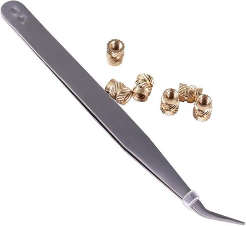 M3 Threaded Inserts 150 Pcs M3*5.7 * 4.6 mm Brass Heat Set Insert Metric Knurled Nuts for Plastic Parts and 3D Printing Components in Saudi Arabia