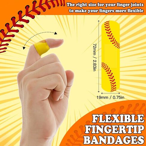120 Pcs Softball First Aid Waterproof Bandages for Kids Adults, Fabric Adhesive Finger Bandages Travel Bandaids for Family, Fun Bandaids for Softball Enthusiasts, Halloween bandaids in Kuwait