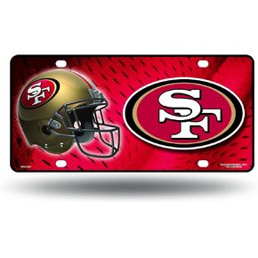 Rico Industries NFL Unisex-Adult Metal License Plate Tag